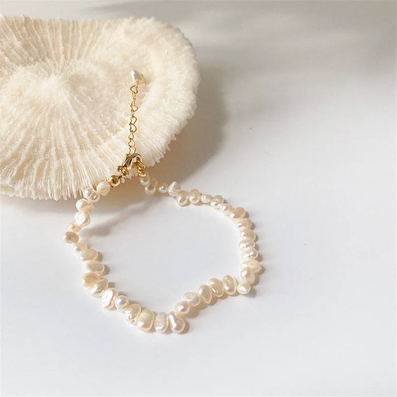 Natural Freshwater Pearl Necklace, Bracelet