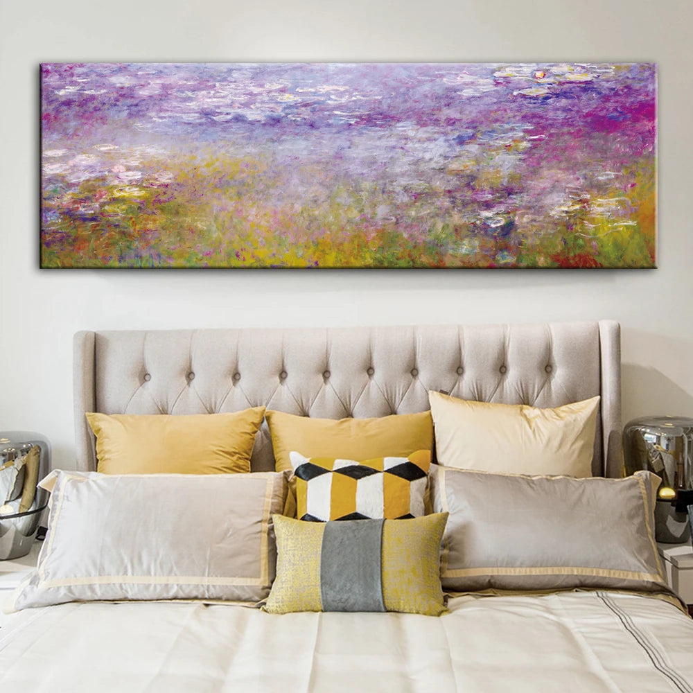 Monet Water Lilies Canvas Art Prints