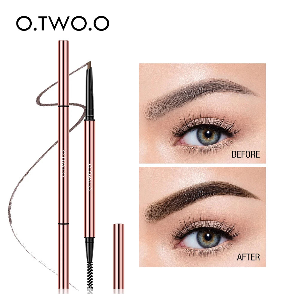 Ultra Fine Triangle Eyebrow Pencil Waterproof Blonde Brown 6 Colors