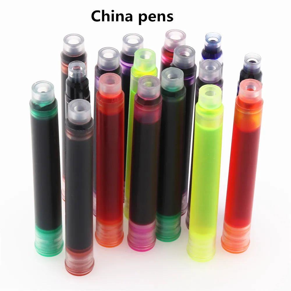 Luxury quality 5pcs colors Ink Refill Cartridge Fountain Pens