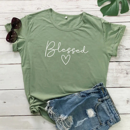 Blessed Heart Christian T-shirt