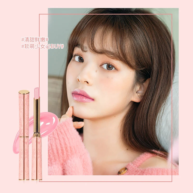 Honey Peach Magic Color Lipstick Temperature Lip Balm Moisturizing