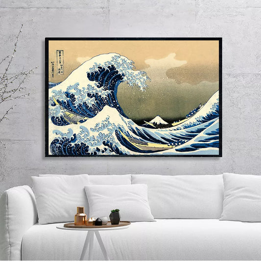 The Great Wave of Kanagawa Ukiyoe Japanese Art Canvas Print