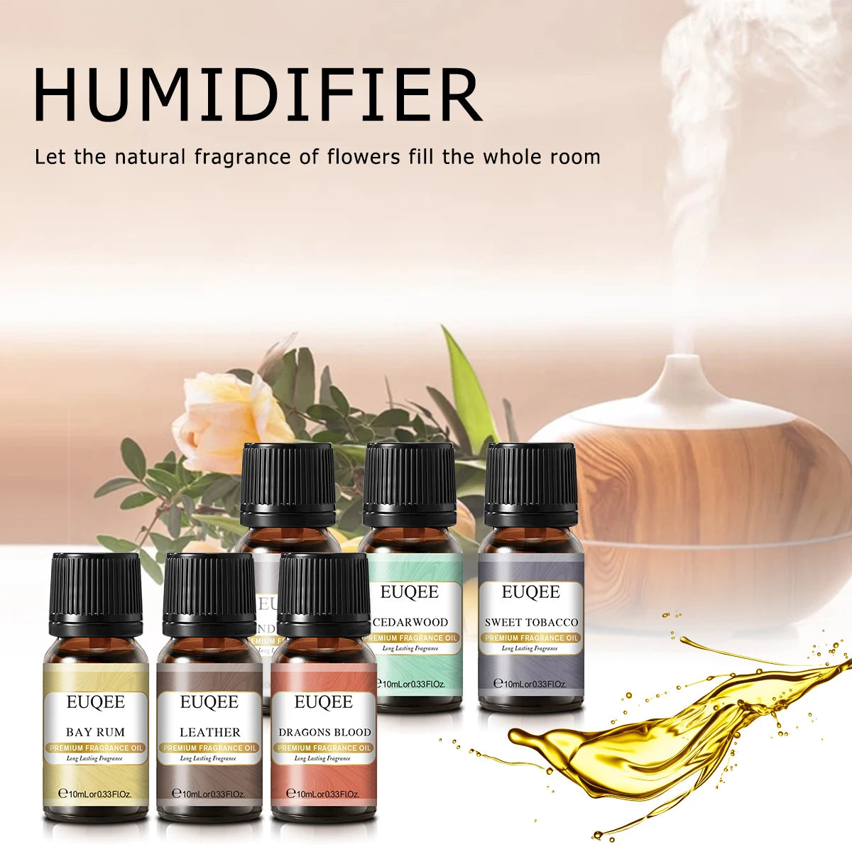 Fragrance Oil Kit For Diffuser 6pcs/set