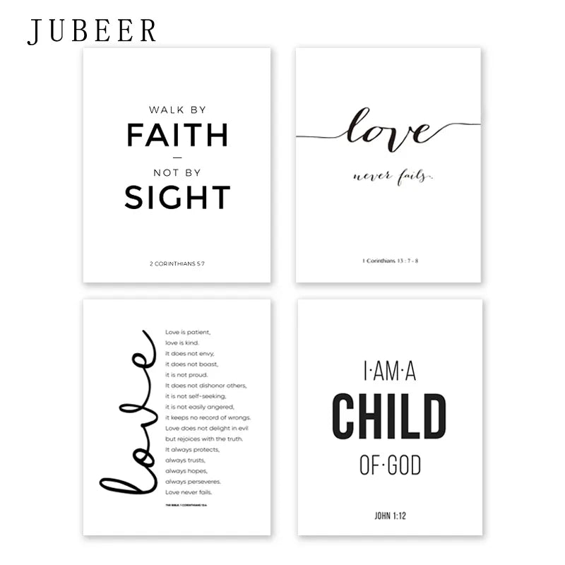 Bible Verse Canvas Prints Love Is Patient Love Is Kind