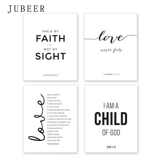 Bible Verse Canvas Prints Love Is Patient Love Is Kind