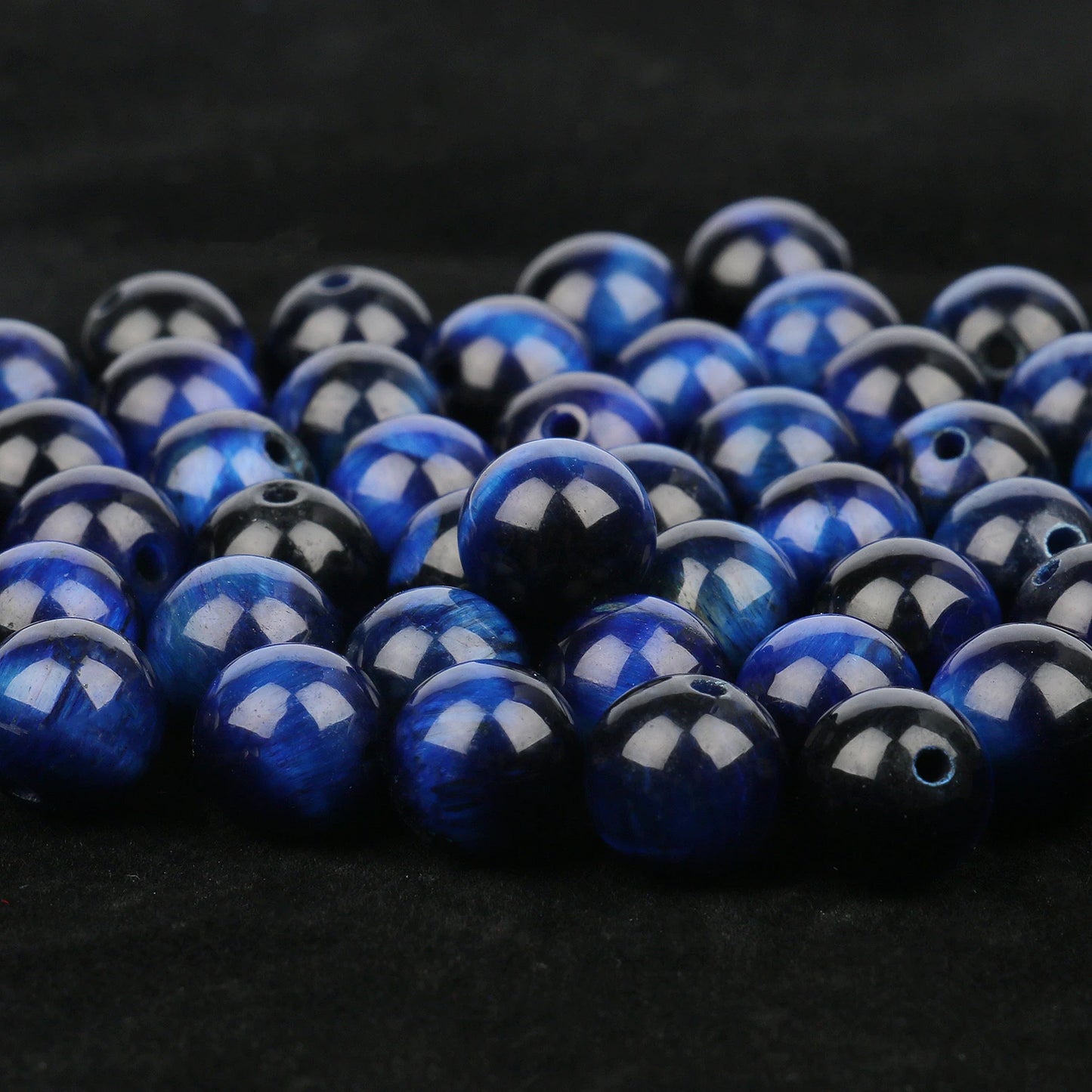 Blue Tiger Eye Natural Stone Beads 4mm-12mm