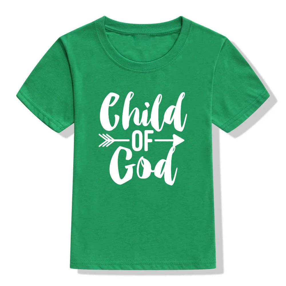 Toddler Kids Child of God Christian T-Shirt