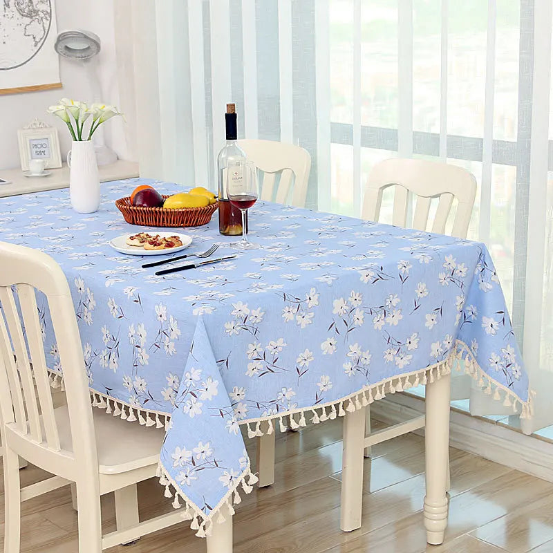 Dot Plaid Table Cloth