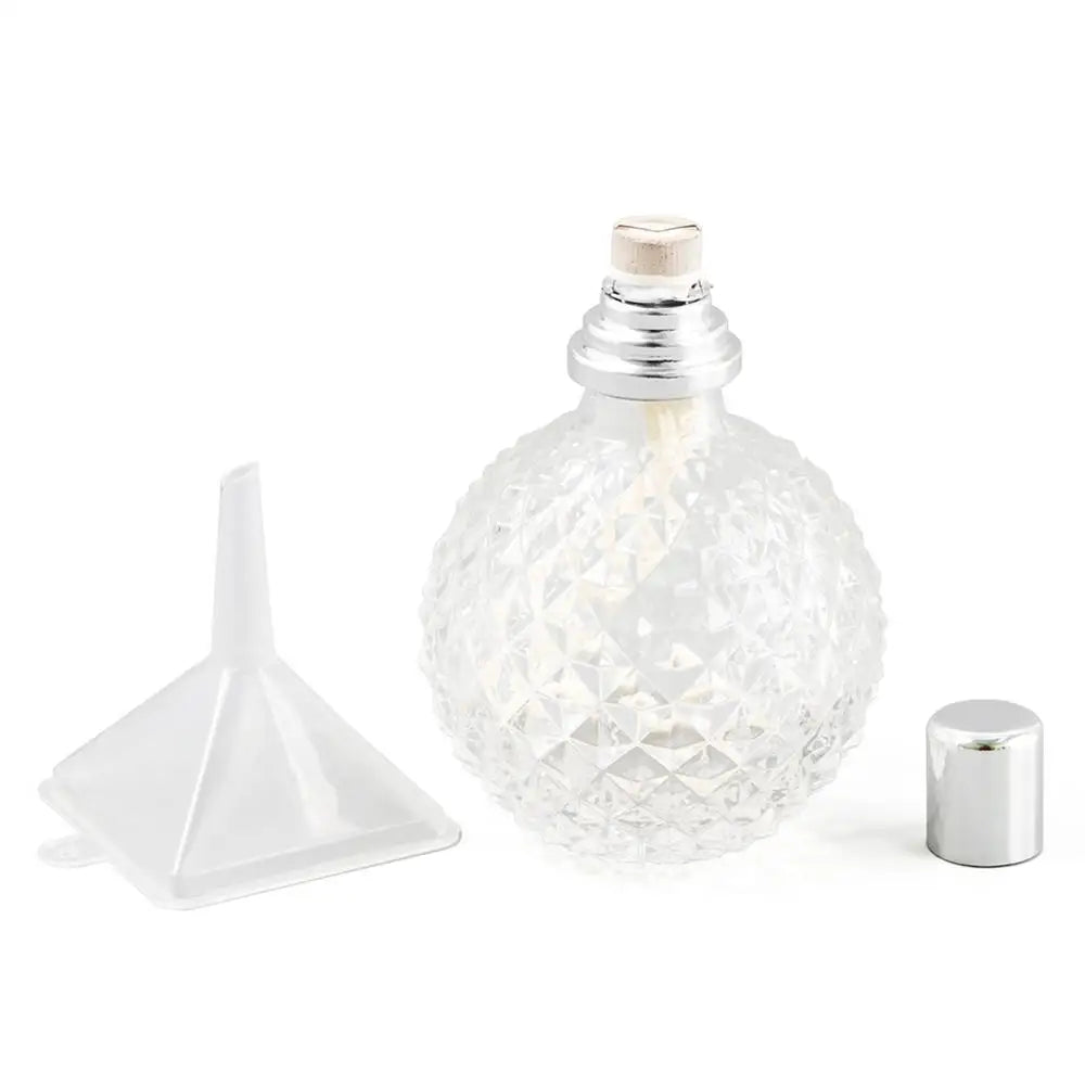 100ml White Catalytic fragrance lamp Pineapple Fragrance Diffuser glass bottle Lamp Kit