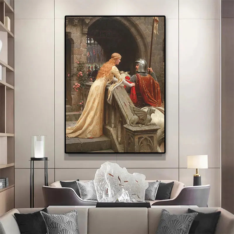 Godspeed By Edmund Blair Leighton Canvas Painting Print