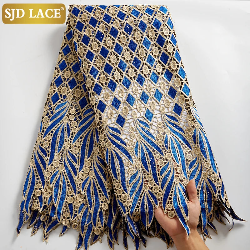 Nigerian-style Celebration Lace Classic African-style Embroidery Fabric