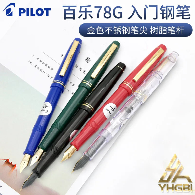 PILOT Fountain Pen Original 78G+ Lridium Ink Pen Con-40 Converter 1Pcs