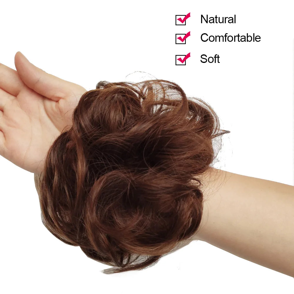 Messy Bun Chignon Donut Synthetic Hairpiece