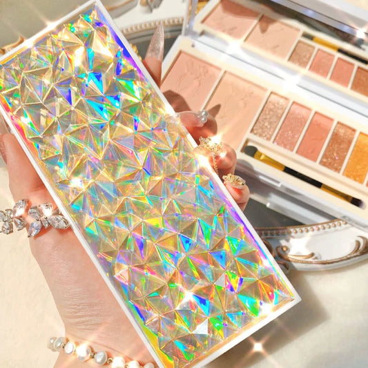 Starry Diamond 8 Colors Eyeshadow Palette With LED Light