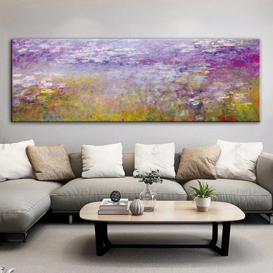 Monet Water Lilies Canvas Art Prints