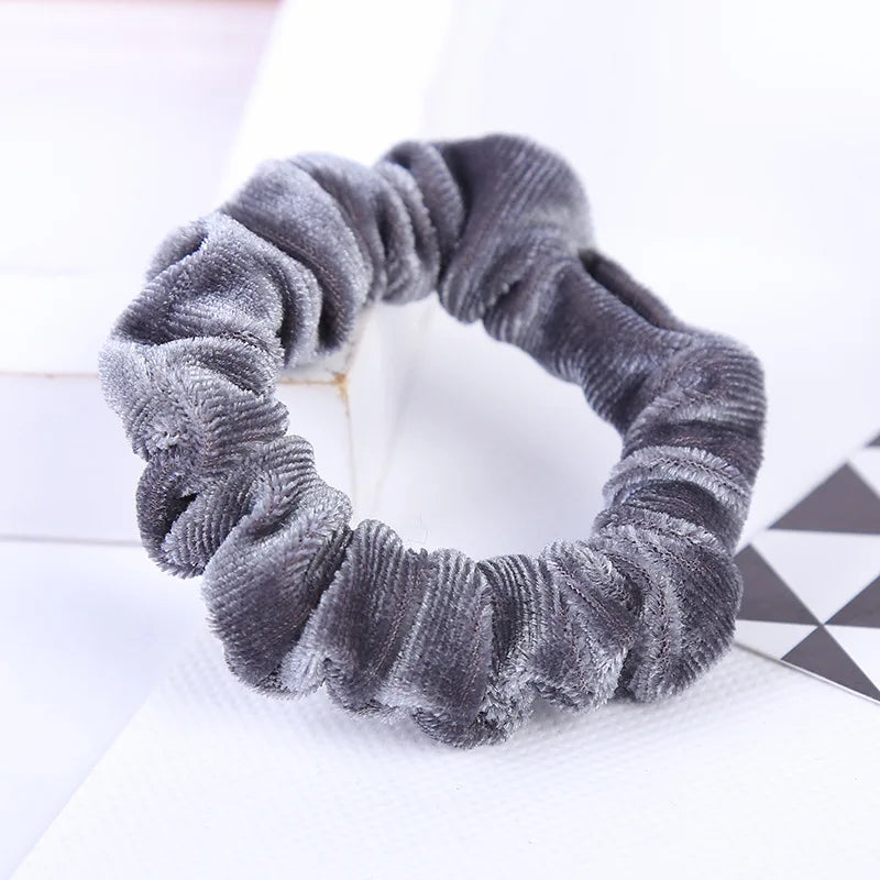 Velvet Elastic Hair Ropes Scrunchies