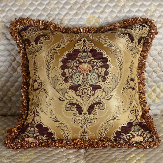 Luxury Gold Pendant Pillow Cover