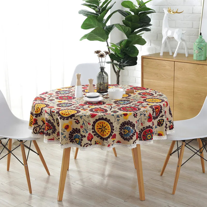 Bohemian lace tablecloth