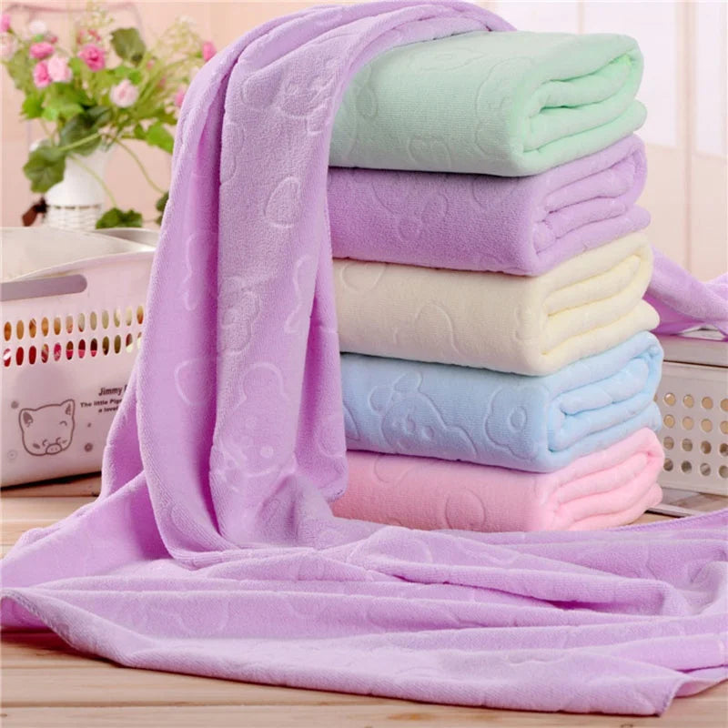 Microfiber Absorbent Bath Towel 28x55in