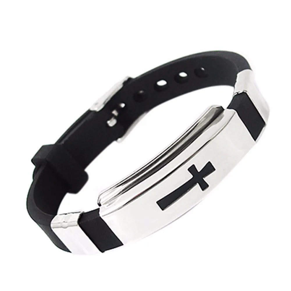 Silicone Christian Bracelet