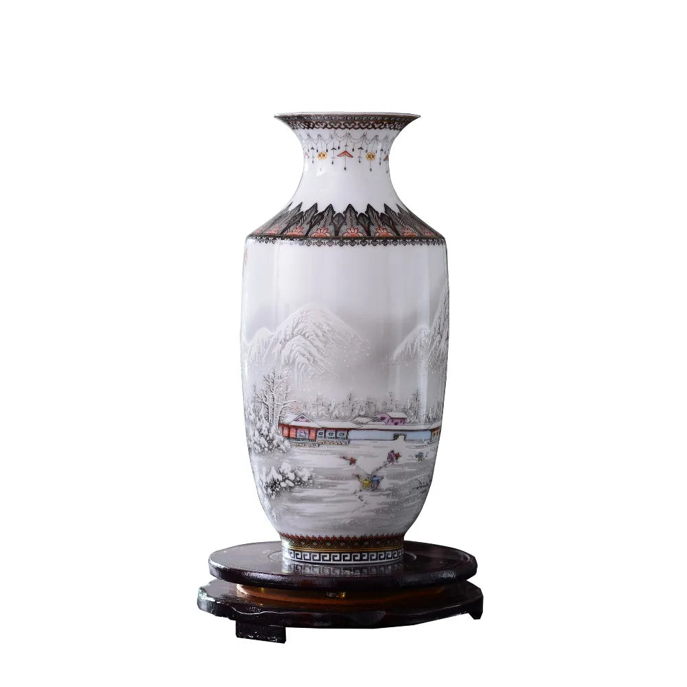 Antique Style Jingdezhen Ceramic Vase