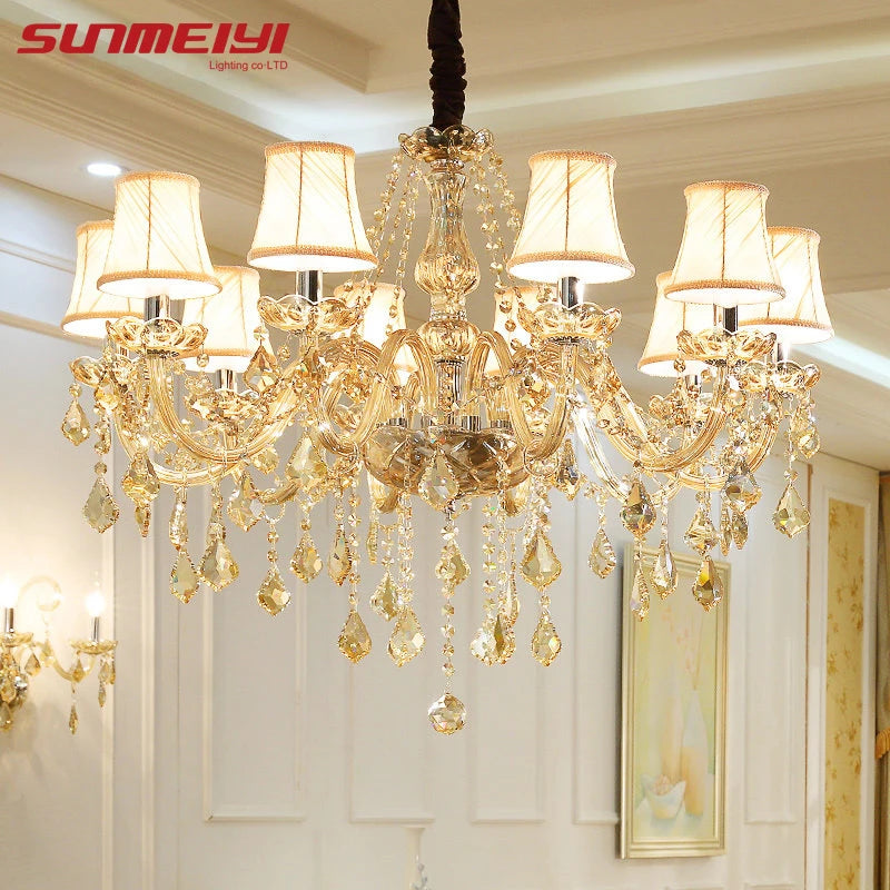 Modern Crystal Chandeliers Luxury Home Lighting