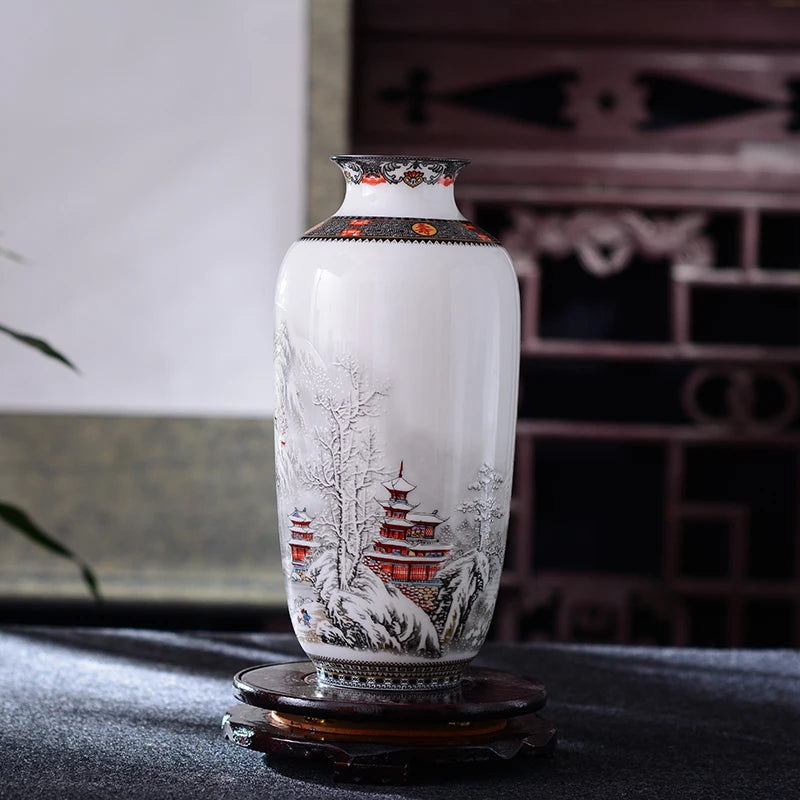 Antique Style Jingdezhen Ceramic Vase