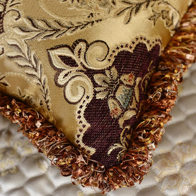 Luxury Gold Pendant Pillow Cover