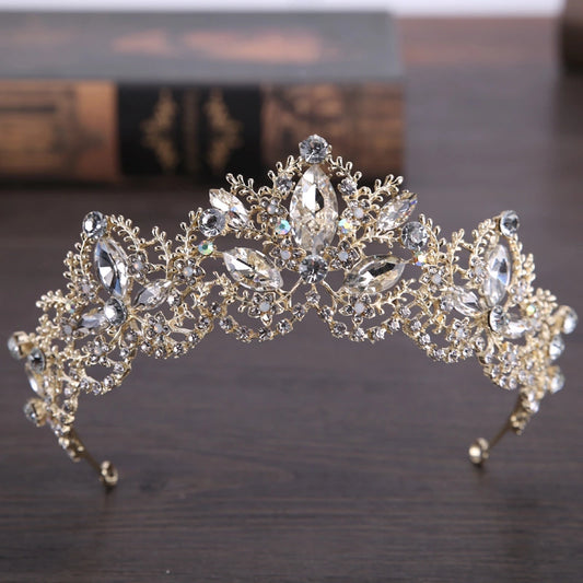 Baroque Luxury Crystal Tiara