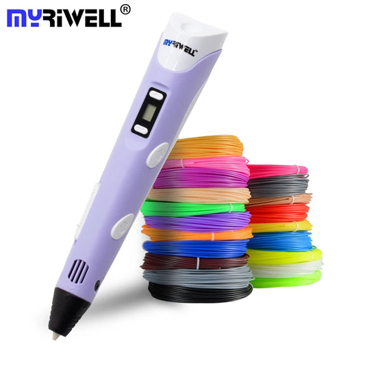 Myriwell 3D Pen LED Display 2nd Generation 3D Printing Pen With 100M