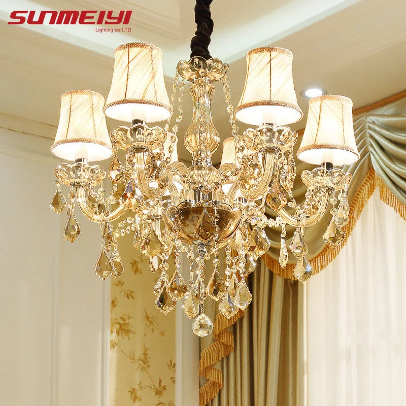 Modern Crystal Chandeliers Luxury Home Lighting