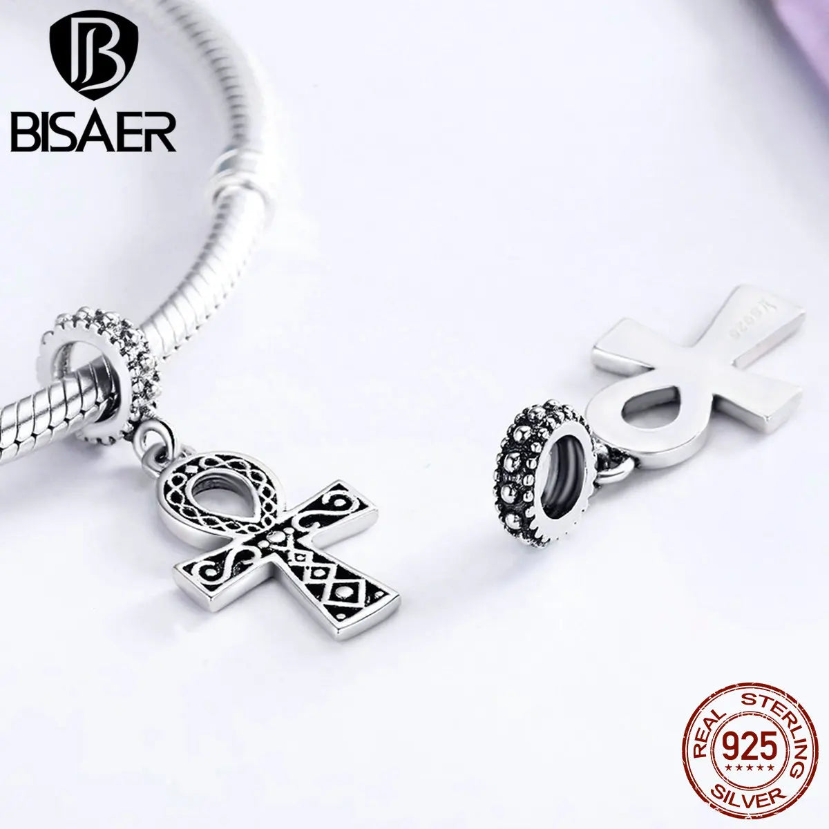 100% 925 Sterling Silver Power Of Faith, Christian Cross Pendants