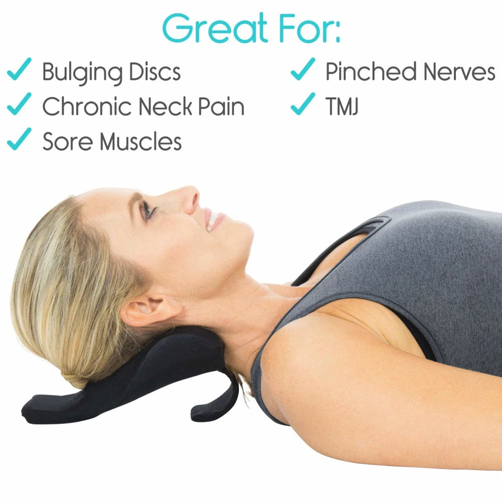 Pain Relief Pillow Neck And Shoulder Muscle Relaxer Traction Device