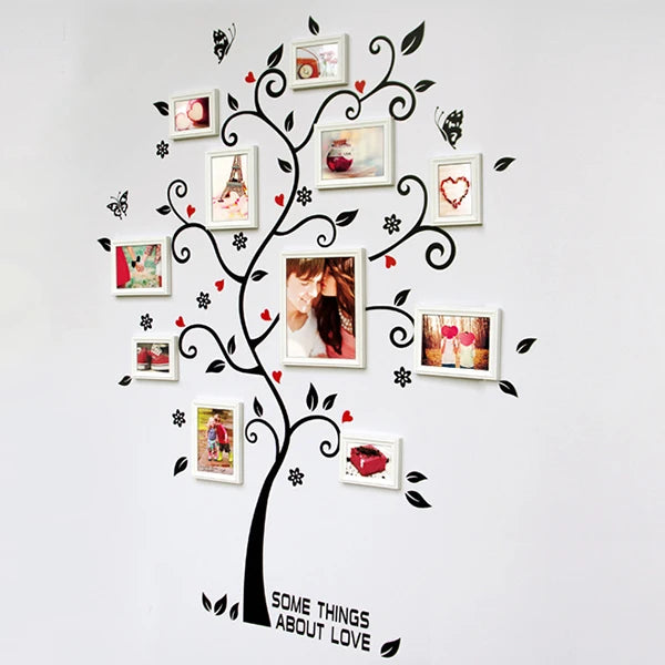 3D DIY Removable Photo Tree Pvc Wall Decals 40*48in