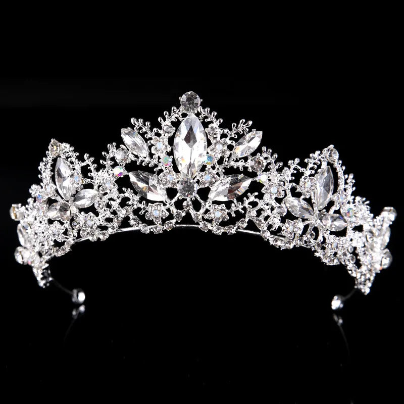 Baroque Luxury Crystal Tiara