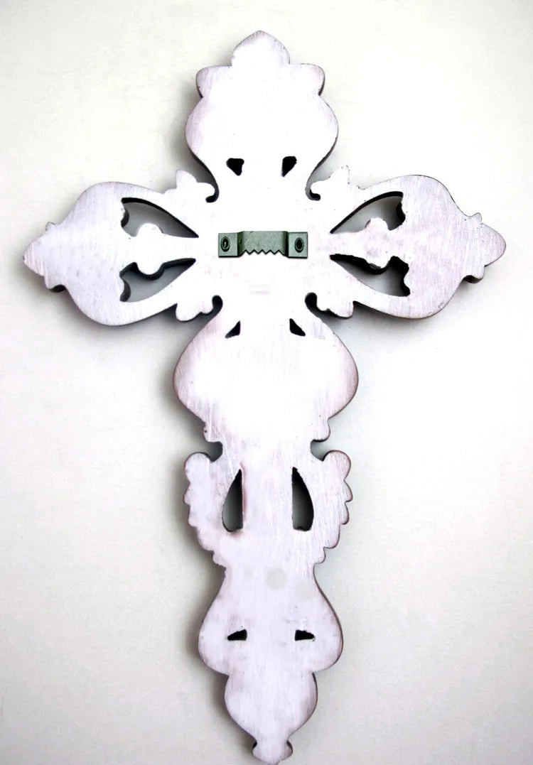 Resin Cross Wall Decor (9.5 x 15in x .4in)