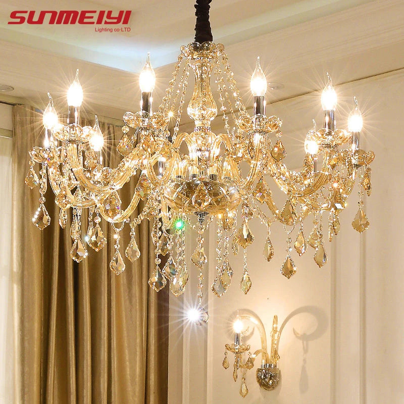 Modern Crystal Chandeliers Luxury Home Lighting