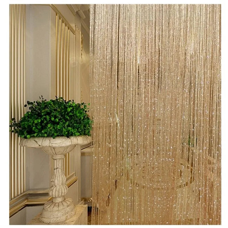 80x40in Luxury Crystal Curtain Room Divider