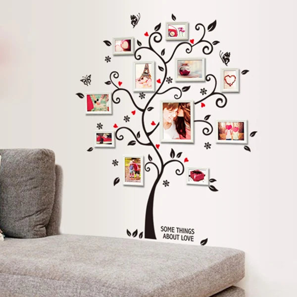 3D DIY Removable Photo Tree Pvc Wall Decals 40*48in