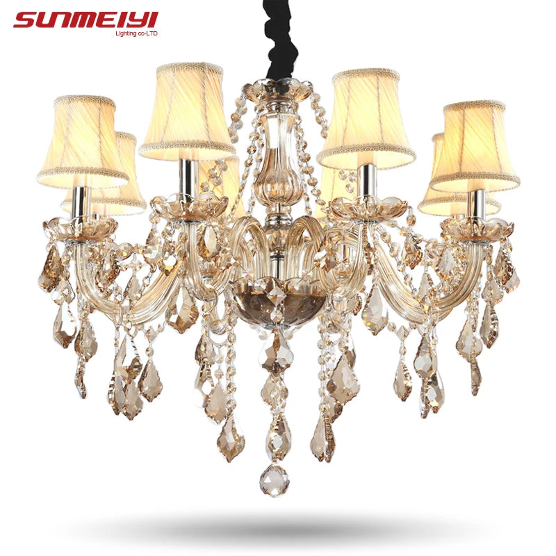 Modern Crystal Chandeliers Luxury Home Lighting