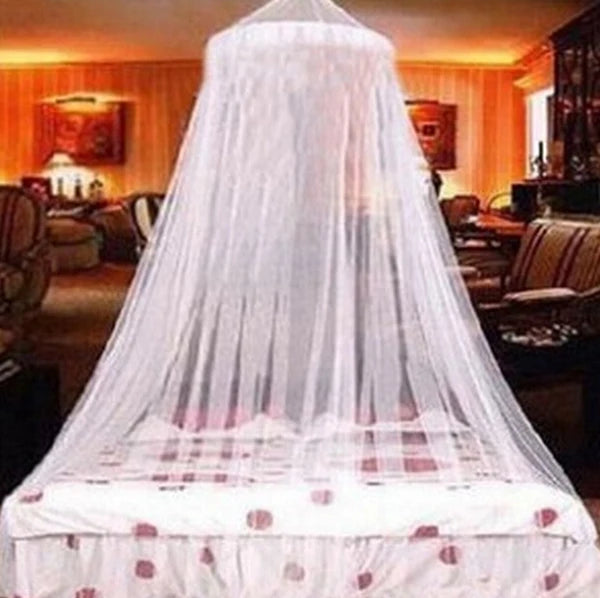 Elegant Round Lace Bed Canopy Netting 24x98x335in