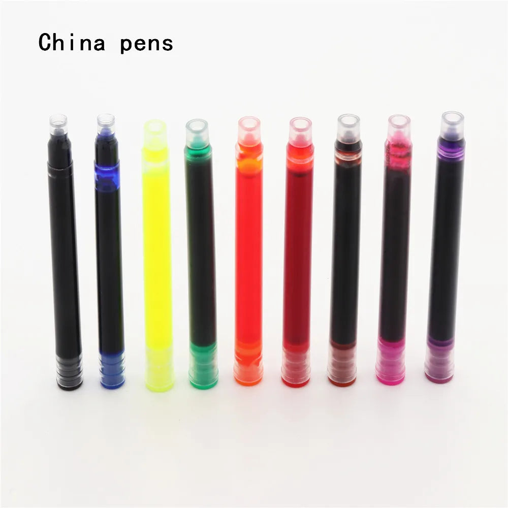 Luxury quality 5pcs colors Ink Refill Cartridge Fountain Pens