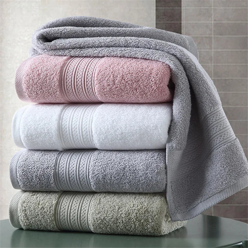 Pakistan Cotton Bath Towel, Super Absorbent, Large and Thick 59x32in