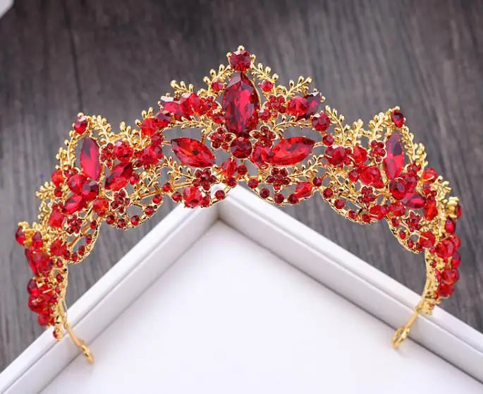 Baroque Luxury Crystal Tiara