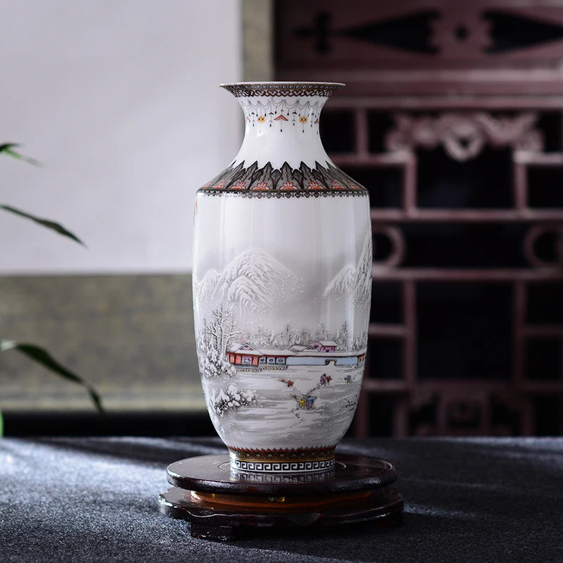 Antique Style Jingdezhen Ceramic Vase