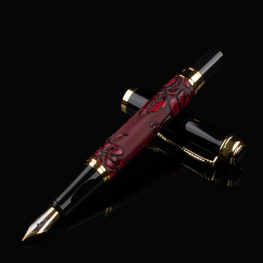 DIKA WEN Metal F Nib Fountain Pen High Quality