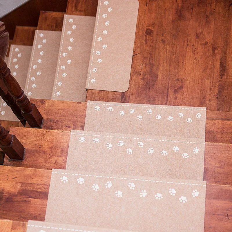 Bear's Footprint Non-Slip Luminous Staircase Pads