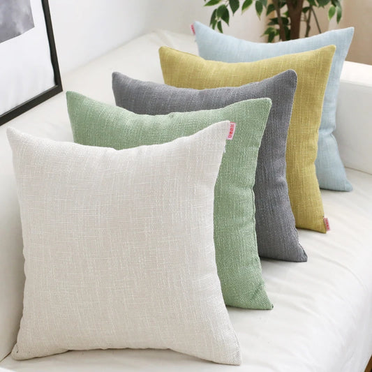 Simple Linen Pillow Cover, many colors