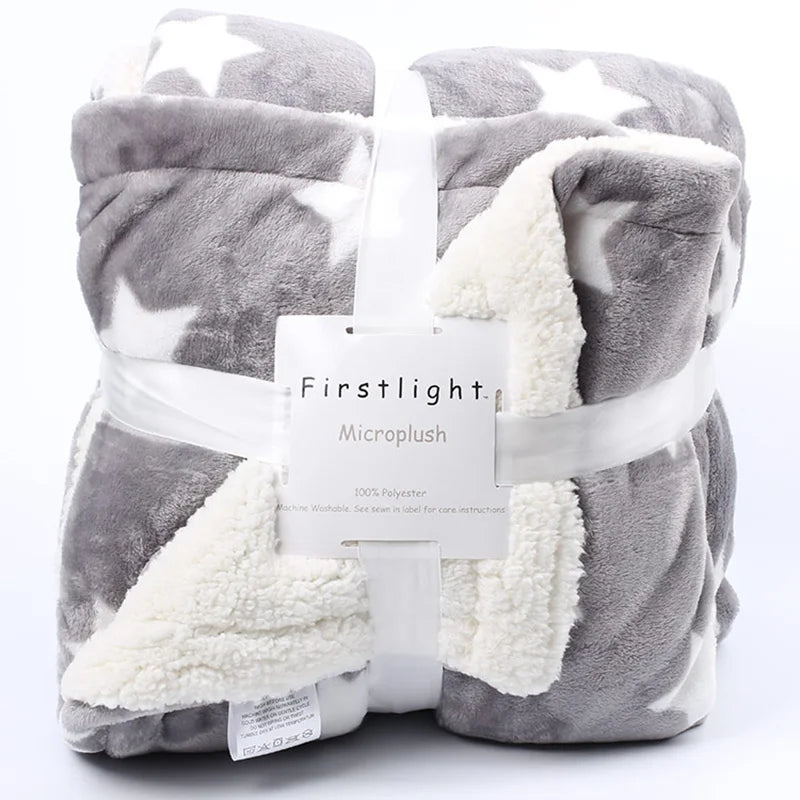 Weighted Soft Thick Sherpa Throw Blanket